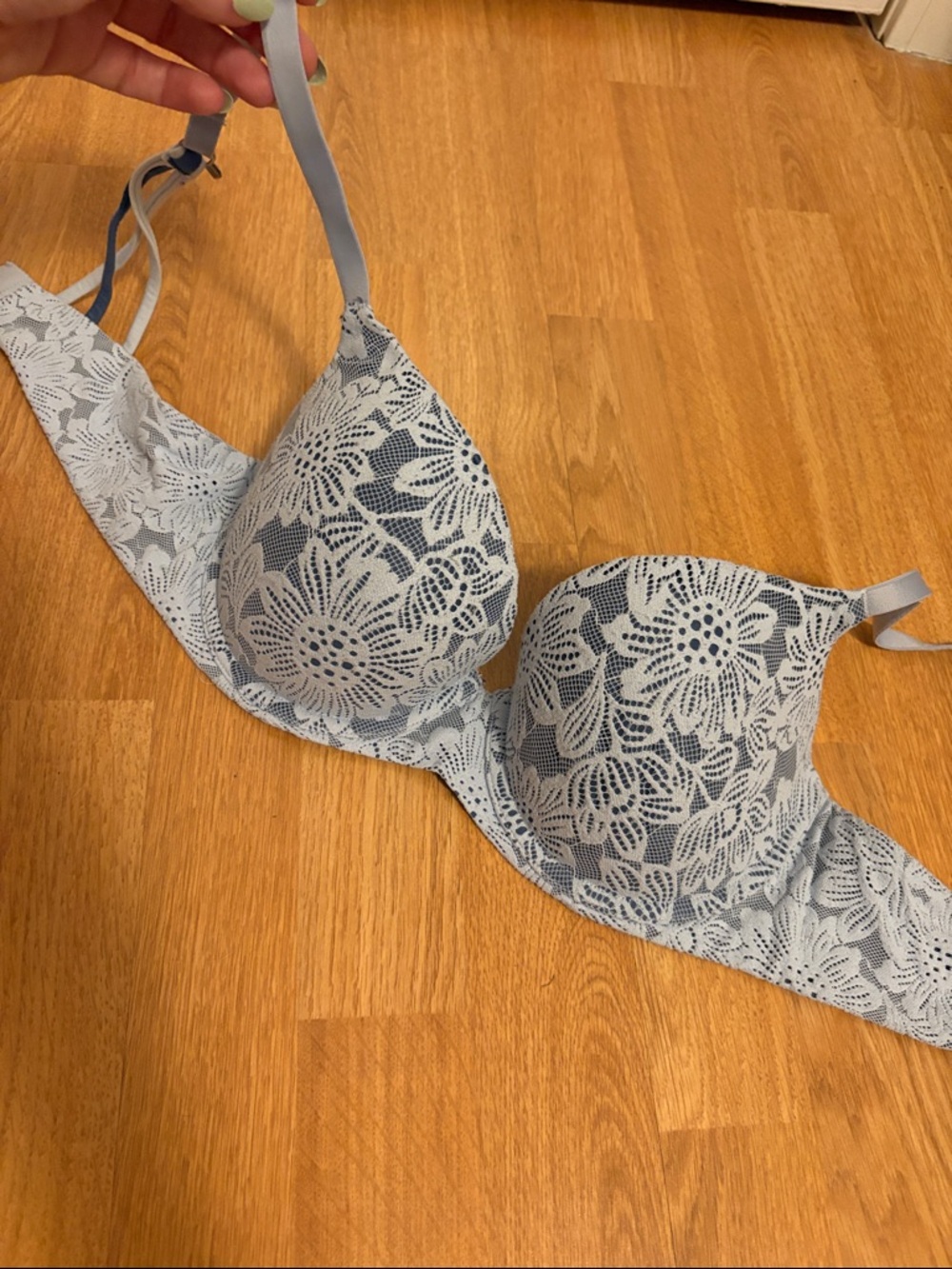 Aerie Floral Lace Push-Up Bra - Picture 2 of 6
